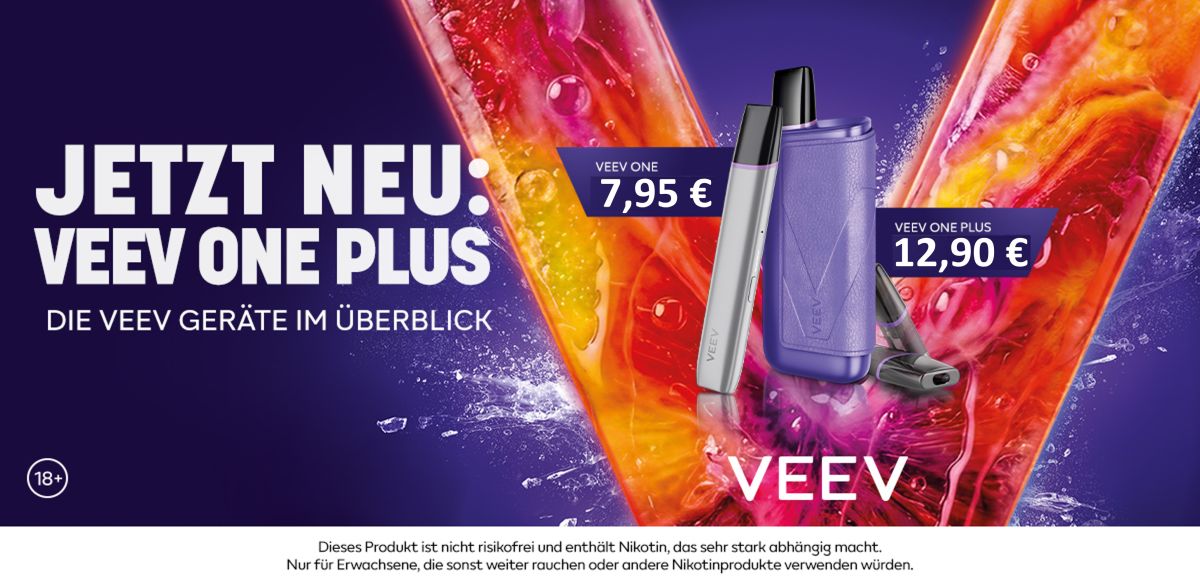 VEEV One und VEEV One Plus E-Zigaretten bei getkapp