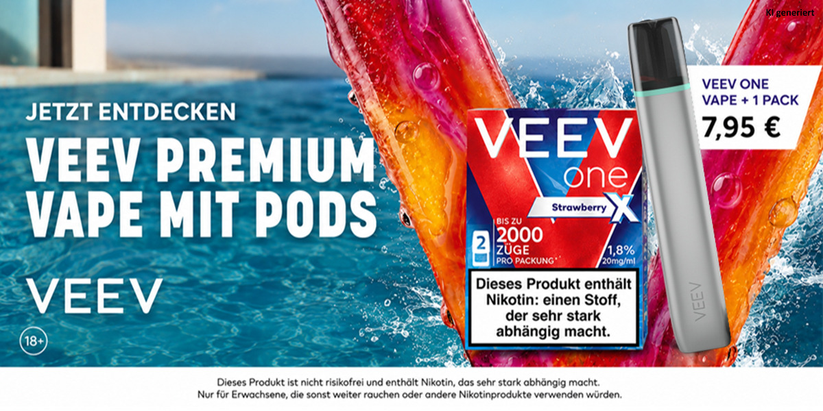 VEEV E-Zigarette Pods Aktion