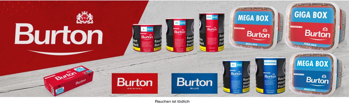 Banner-Burton-Tabak-mit-Hulsen