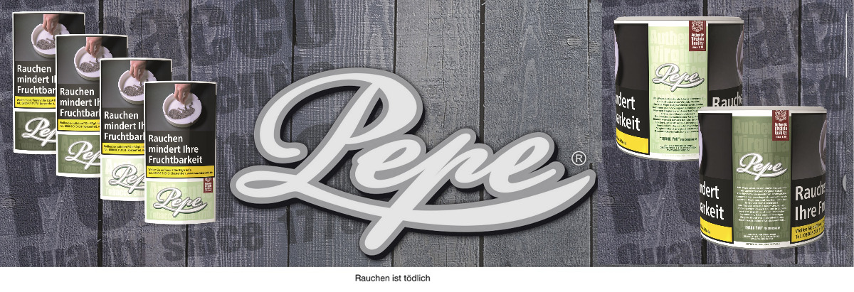 Banner-Pepe-Tabak-Feinschnitt